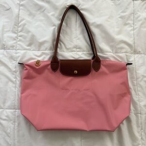 Longchamp Large Le Pliage Tote Marshmallow Pink